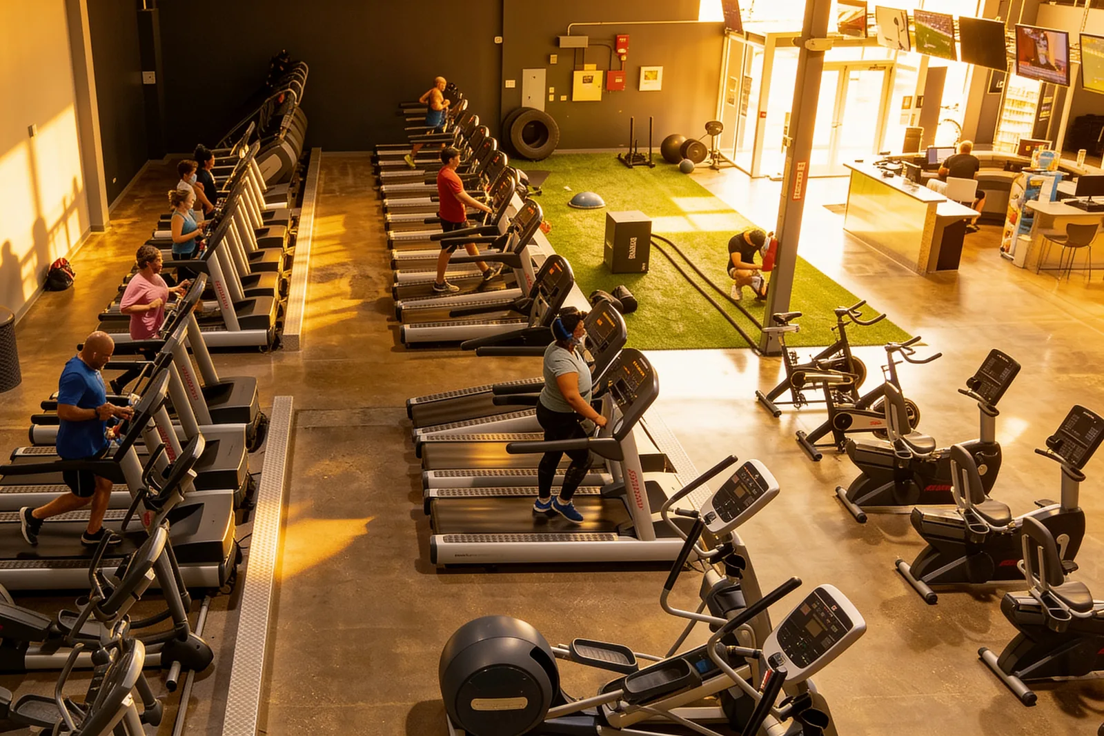 Strength training equipment at CFX