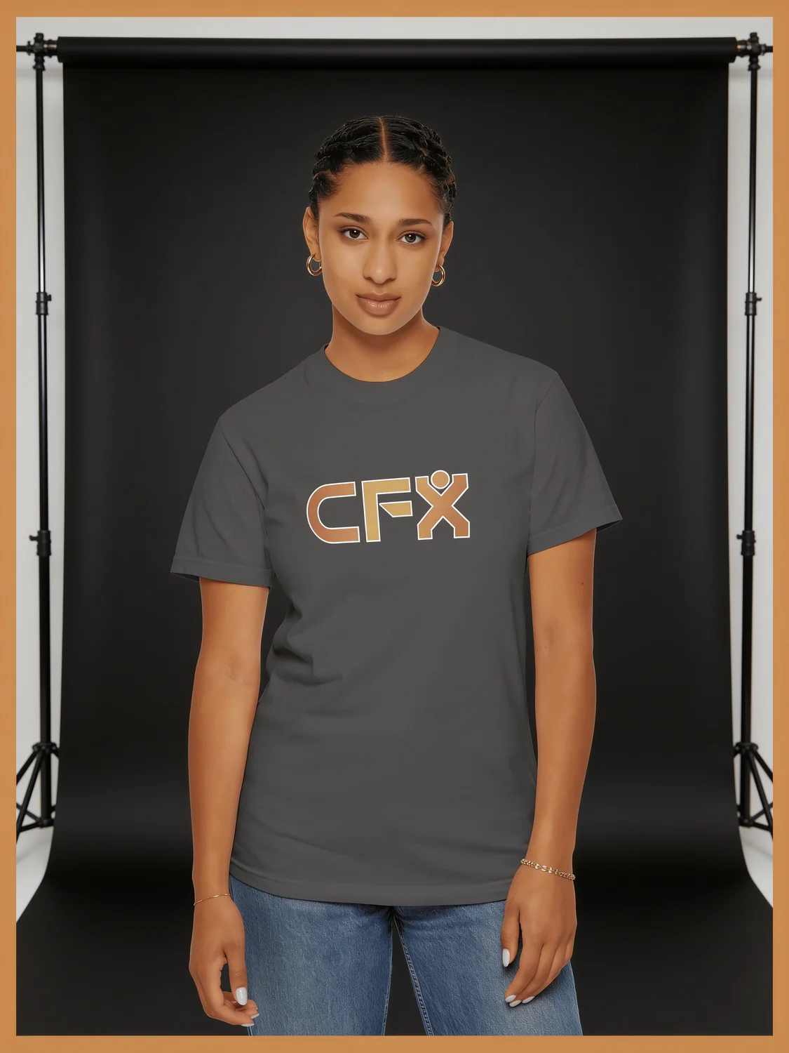 CFX Fits performance tee worn by an athlete