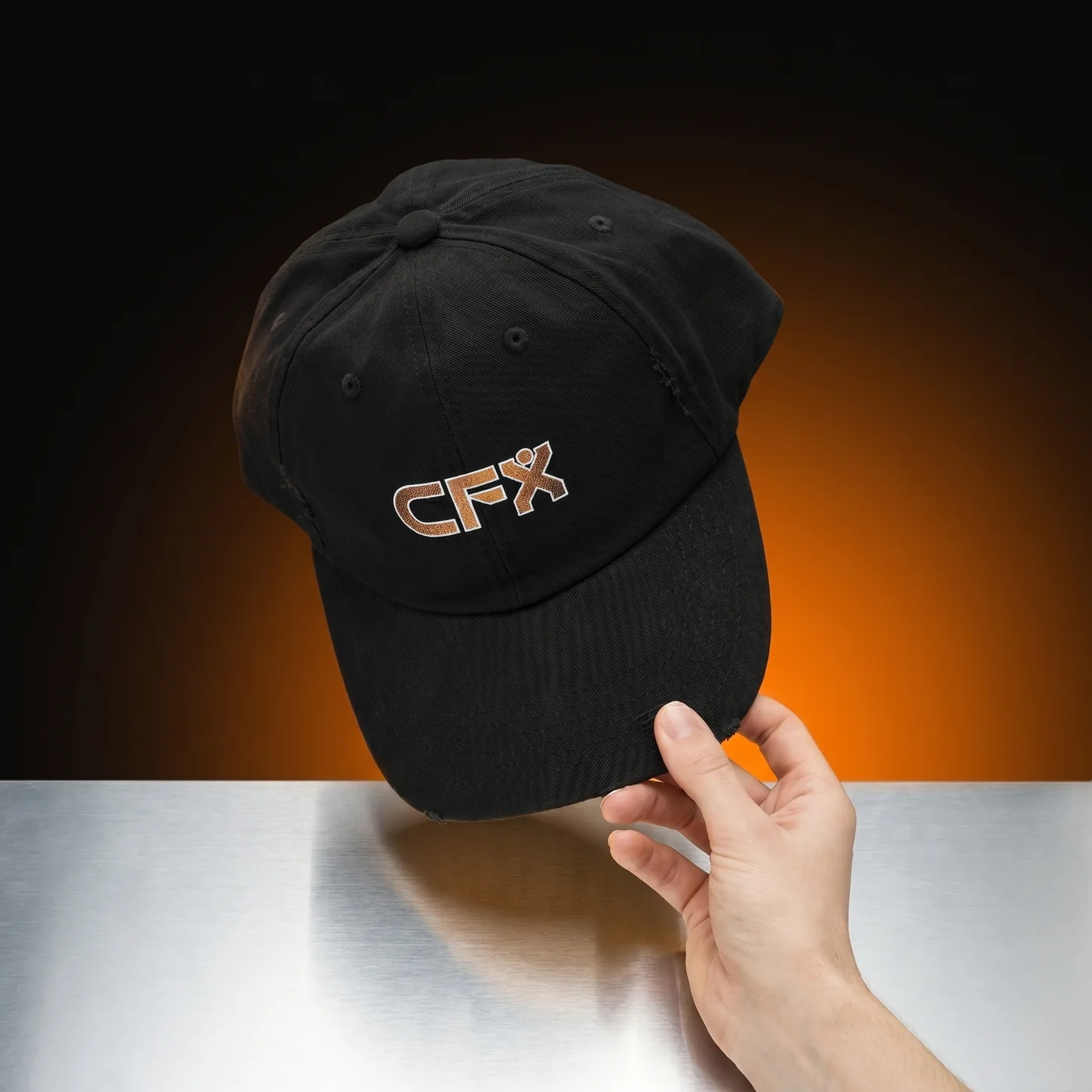 CFX Fits accessories: hats, bags, and bottles